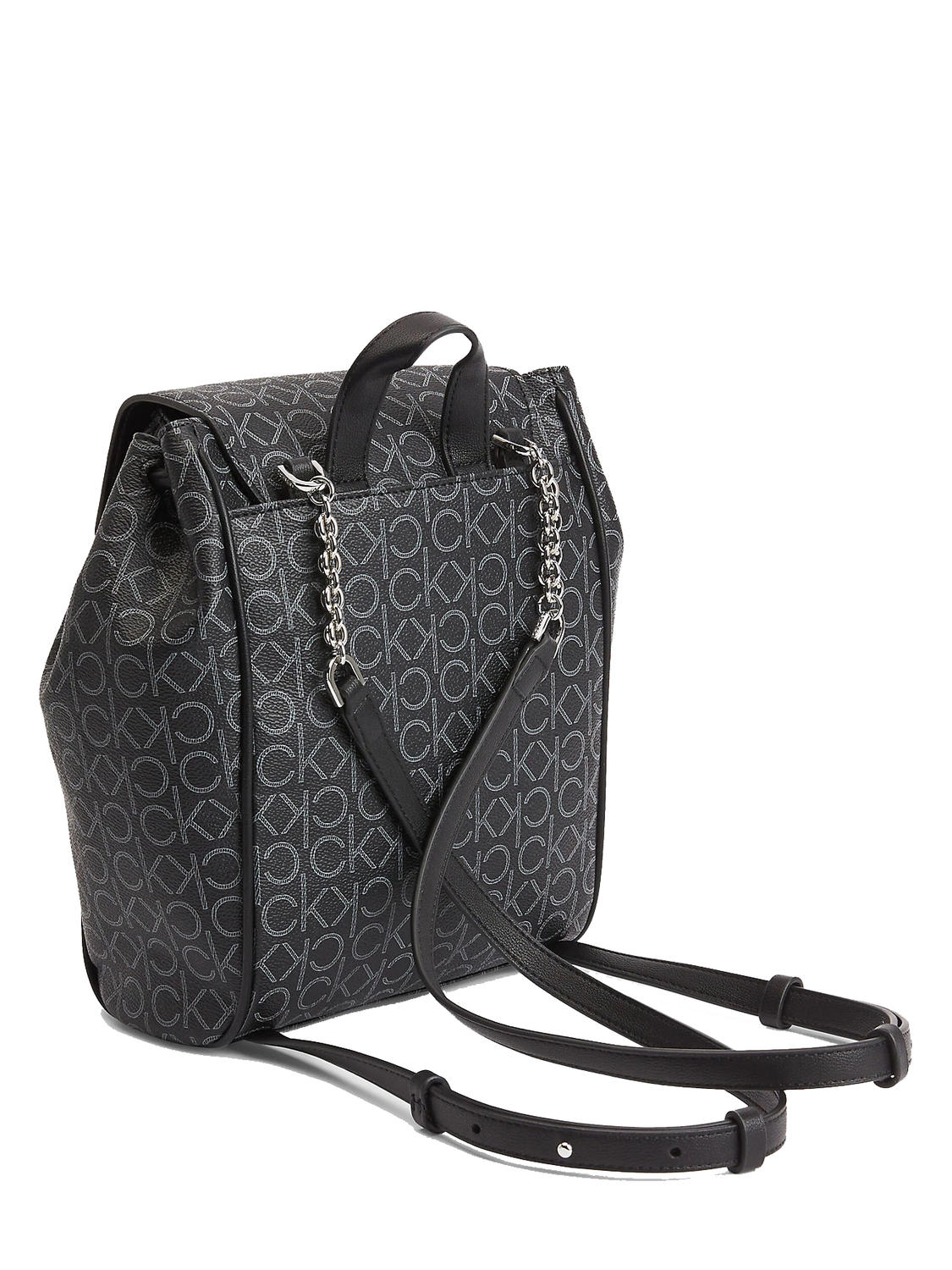Calvin Klein Drawstring Zaino Black Mono Mix - Acquista A Prezzi Outlet!