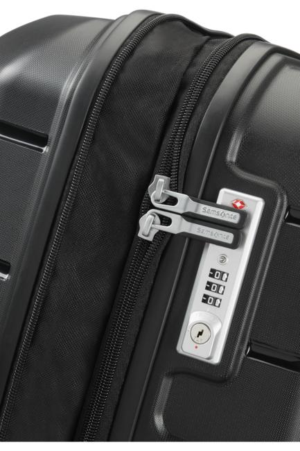 FLUX Trolley misura extra large, espandibile NERO - Trolley Rigidi