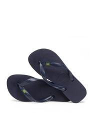 HAVAIANAS  BRASIL LOGO Infradito navyblu - Scarpe Unisex - 4