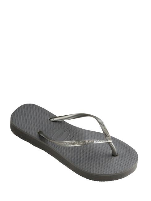 SLIM FLATFORM Infradito steel/grey - Scarpe Donna