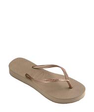 HAVAIANAS SLIM FLATFORM Infradito rose/gold - Scarpe Donna - 2