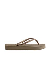 HAVAIANAS SLIM FLATFORM Infradito rose/gold - Scarpe Donna - 3