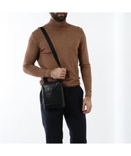 PIQUADRO HAKONE Borsello porta IPAD mini Nero - Tracolle Uomo - 5