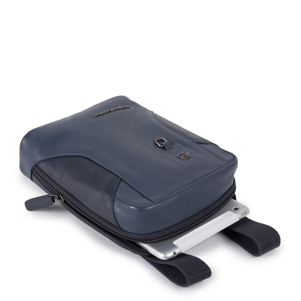 Piquadro Hakone Borsello Porta Ipad Mini Blu - Acquista A Prezzi Outlet!