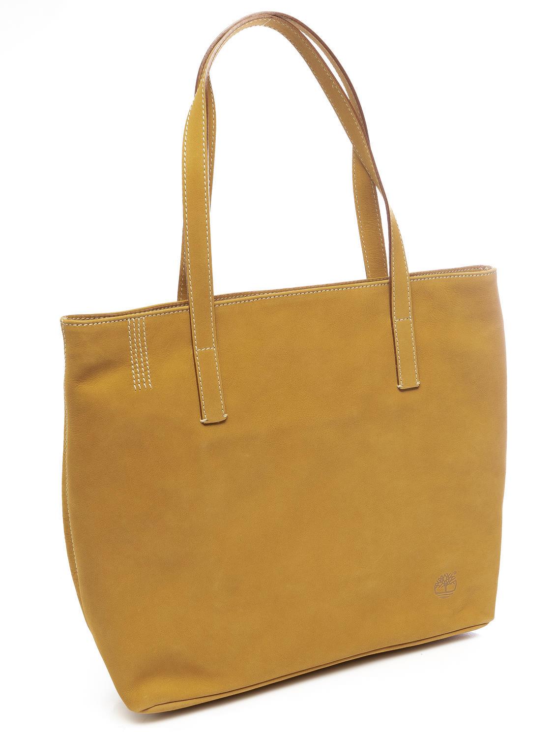 Timberland New Rain Borsa A Spalla, In Pelle Tan - Acquista A Prezzi Outlet!