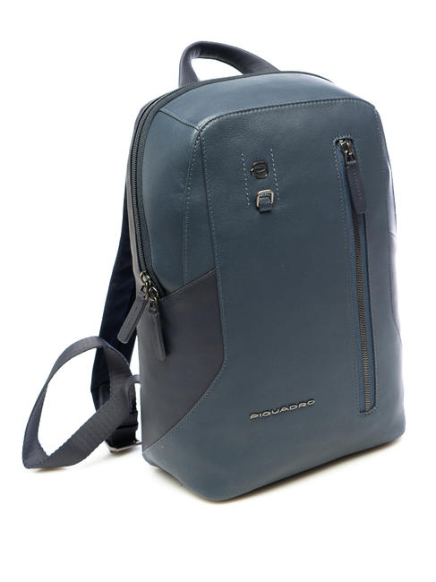 HAKONE Zaino in pelle blu - Zaini da lavoro porta PC