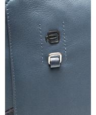 PIQUADRO HAKONE Zaino in pelle blu - Zaini da lavoro porta PC - 4