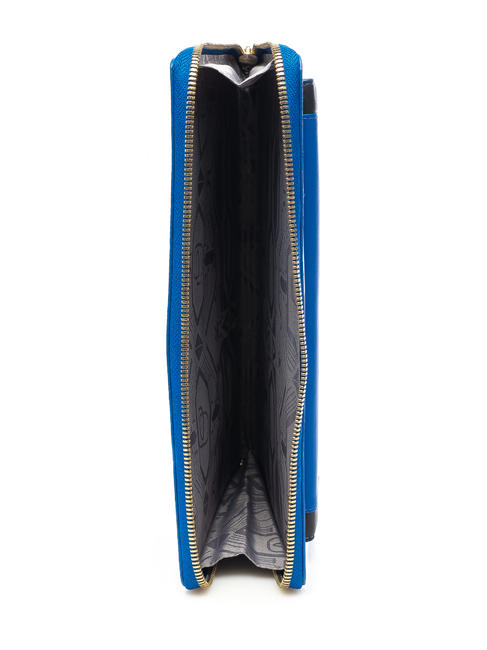 CAMPIONARIO - RAND  Busta in pelle con polsierina blu - Porta tablet & Organizer