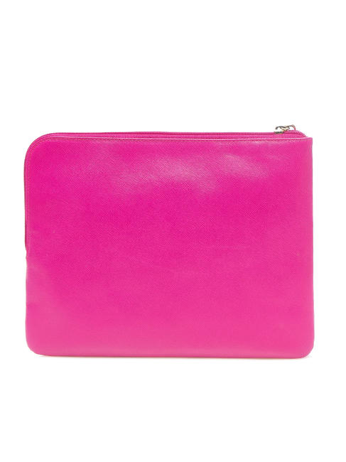 CAMPIONARIO - CRAYON Pochette con polsierina vinaccia - Borse Donna