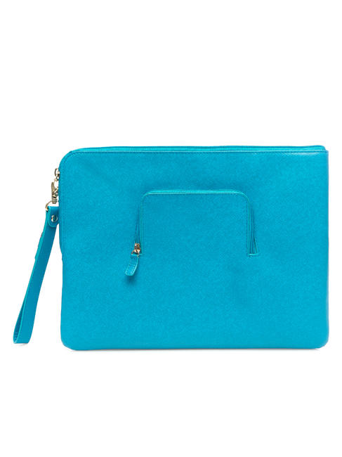 CAMPIONARIO - CRAYON Pochette con polsierina Azzurro - Borse Donna