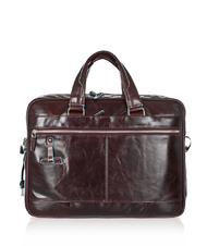 PIQUADRO BLUE SQUARE Cartella in pelle porta PC 14" MOGANO - Cartelle Lavoro - 3