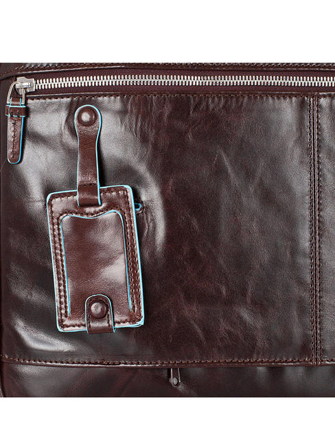 BLUE SQUARE Cartella in pelle porta PC 14" MOGANO - Cartelle Lavoro