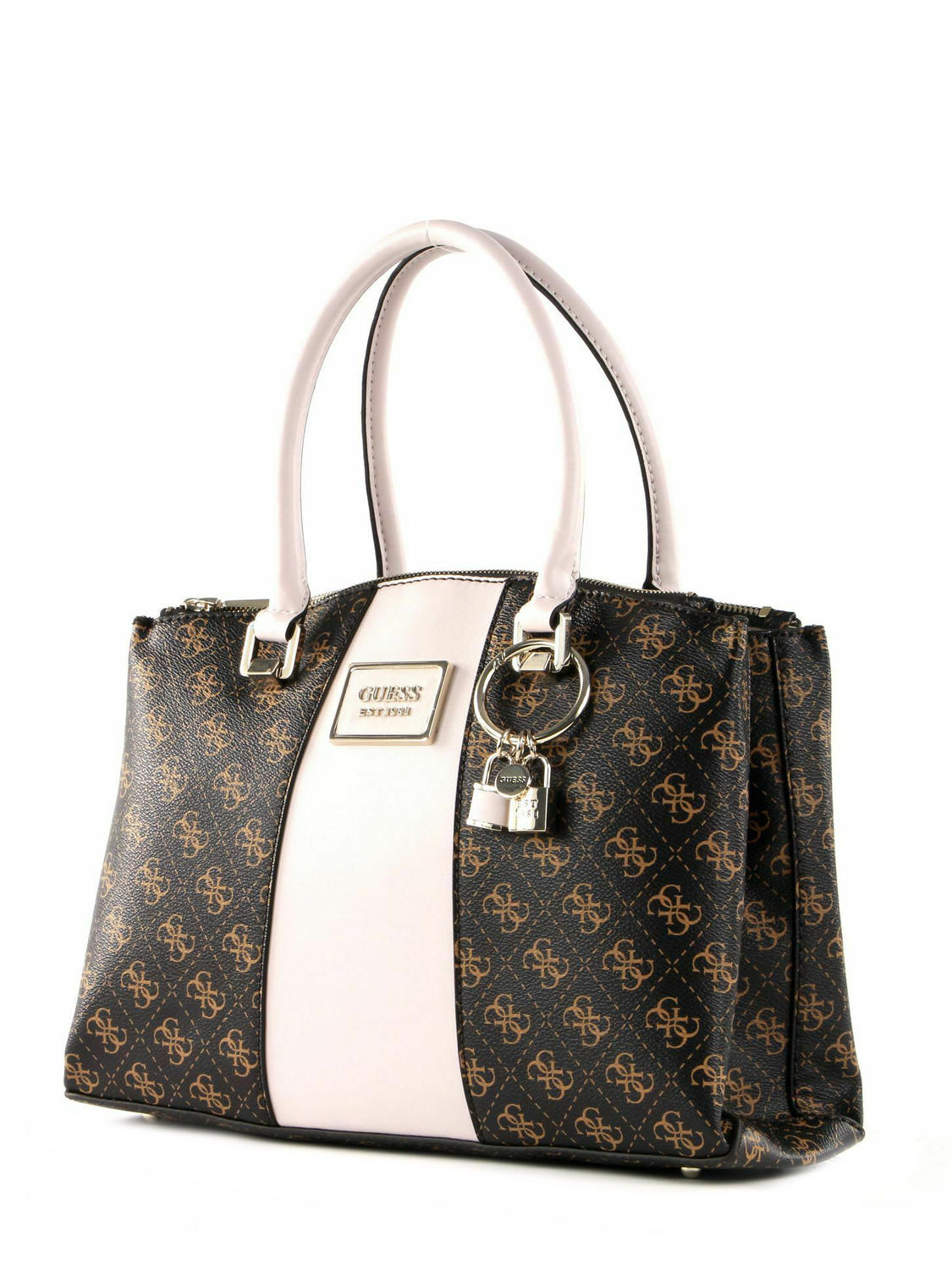 Guess Tyren Borsa A Mano Con Tracolla Brown Stone Acquista Su Le Sac!