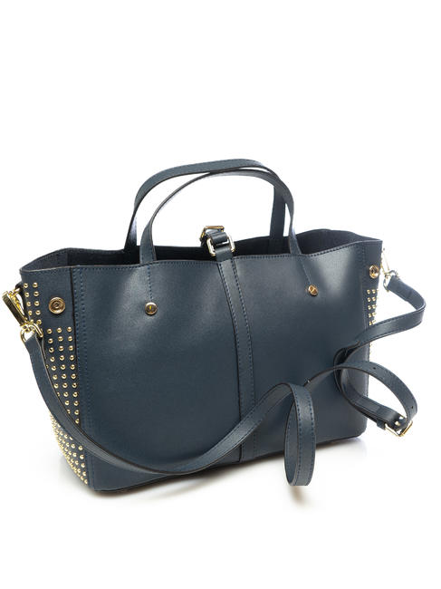 GIRASOLE Borsa a mano in pelle, con tracolla blu - Borse Donna
