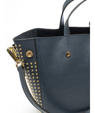 TOSCA BLU GIRASOLE Borsa a mano in pelle, con tracolla blu - Borse Donna - 3