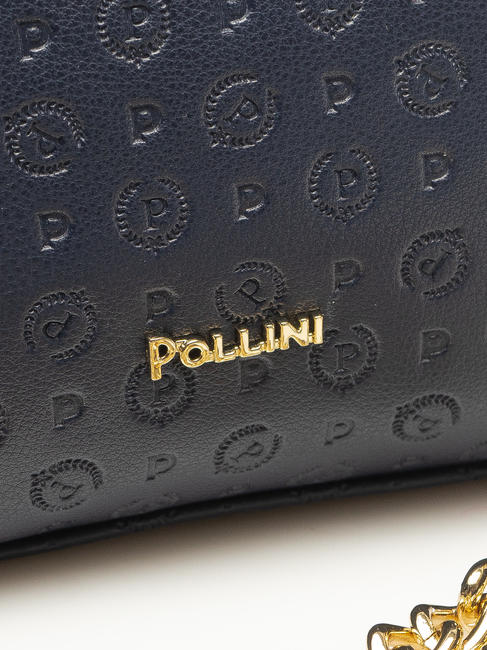  HERITAGE EMBOSSED Mini bauletto con tracolla blu - Borse Donna