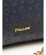 POLLINI  HERITAGE EMBOSSED Mini bauletto con tracolla blu - Borse Donna - 3