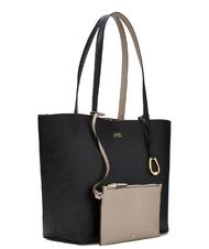 RALPH LAUREN MERRIMACK Shopper reversibile a spalla black/taupe - Borse Donna - 3