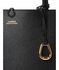 RALPH LAUREN MERRIMACK Shopper reversibile a spalla black/taupe - Borse Donna - 5