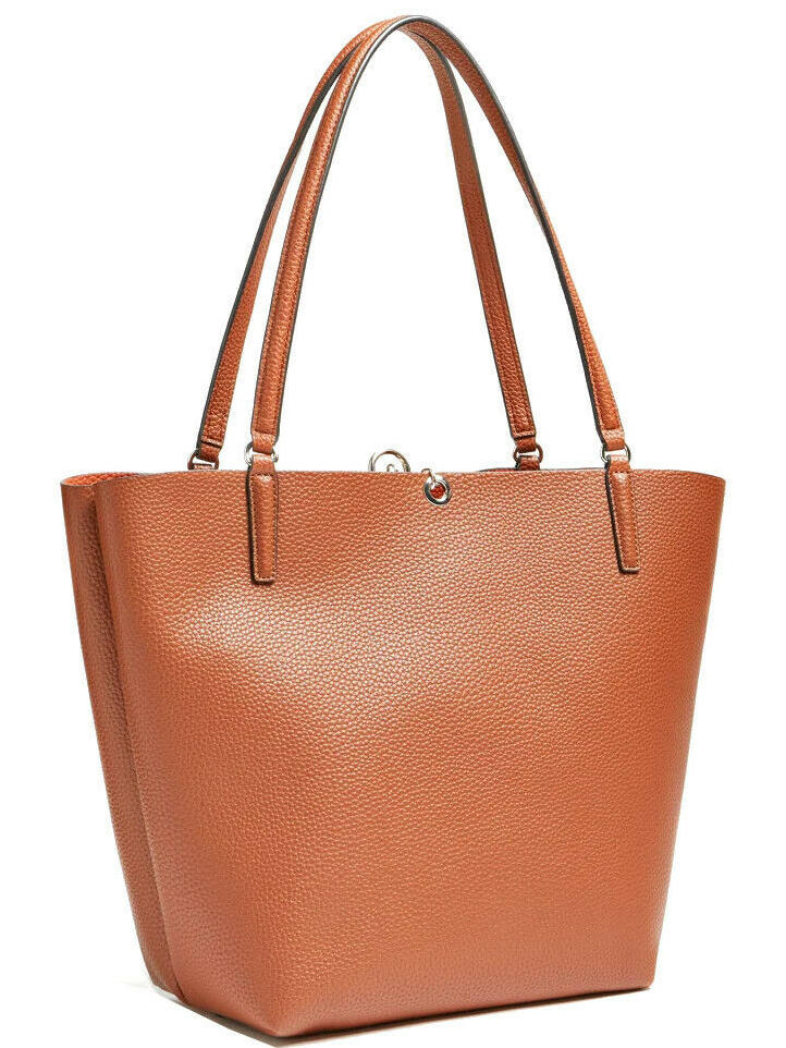 Guess Alby Toogle Shopping Bag, Reversibile, Con Pochette Cognac/Rust -  Acquista A Prezzi Outlet!