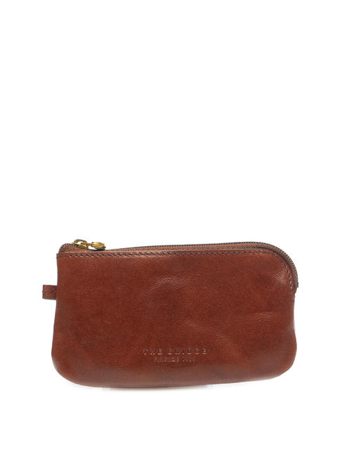 STORY Portachiavi con astuccio in pelle MARRONE - Portachiavi