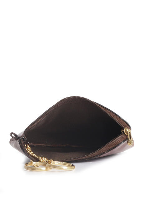 STORY Portachiavi con astuccio in pelle MARRONE - Portachiavi