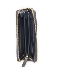 THE BRIDGE VIGNA  Portafoglio zip around in pelle Nero Oro - Portafogli Donna - 3