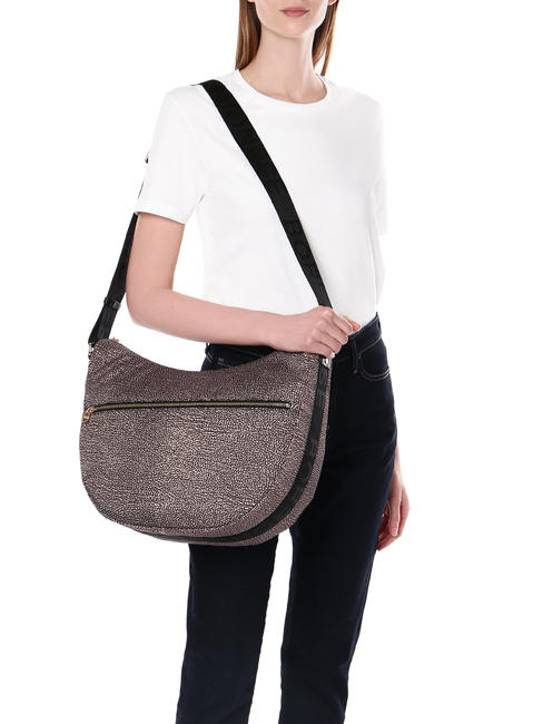 LUNA BAG MEDIUM Sacca a tracolla OP/NATURALE/NERO - Borse Donna