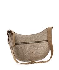 BORBONESE LUNA BAG MIDDLE ECO LINE Sacca a tracolla beige brown - Borse Donna - 2