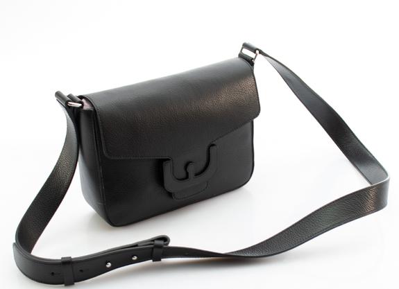 Ambrine Soft Mini bag a tracolla, in pelle Nero - Borse Donna