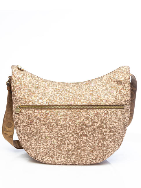 LUNA BAG MEDIUM Sacca a tracolla beige brown - Borse Donna