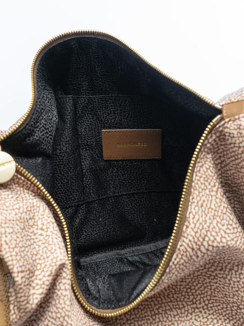 LUNA BAG MEDIUM Sacca a tracolla beige brown - Borse Donna