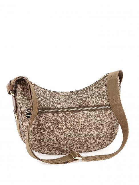 LUNA BAG SMALL ECO LINE Sacca con tracolla beige brown - Borse Donna