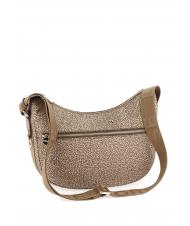 BORBONESE LUNA BAG SMALL ECO LINE Sacca con tracolla beige brown - Borse Donna - 2