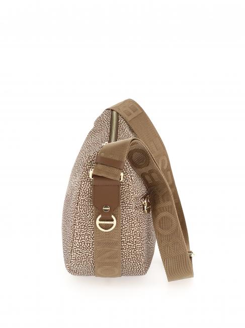 LUNA BAG SMALL ECO LINE Sacca con tracolla beige brown - Borse Donna