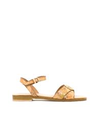 Alviero Martini Prima Classe Geo Classic Sandali A Punta Quadrata Naturale  - Acquista A Prezzi Outlet!