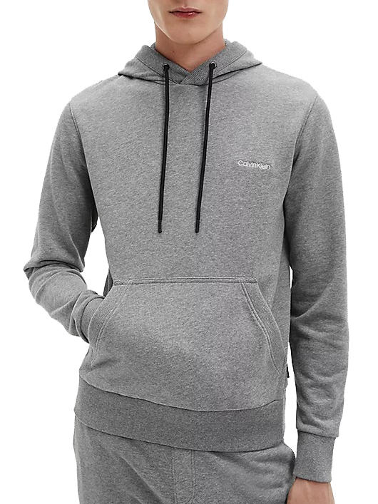 Calvin Klein Felpa Da Uomo Con Cappuccio Mid Grey Heather - Acquista A  Prezzi Outlet!