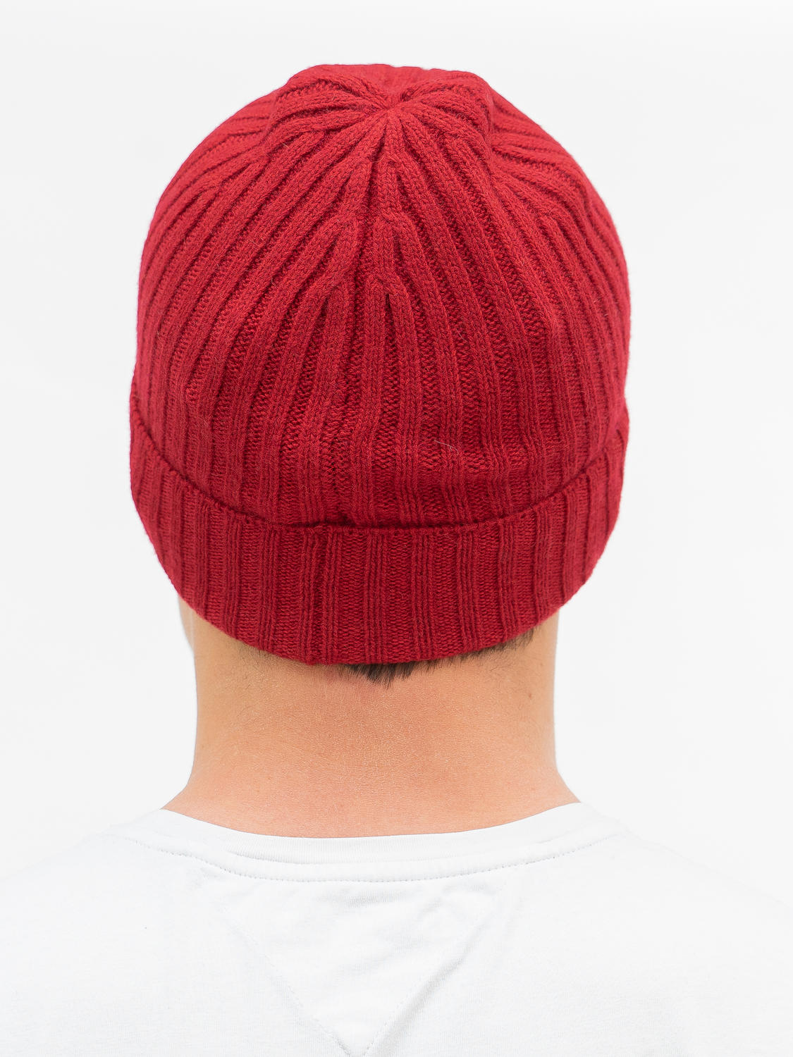 U.s. Polo Assn. Uspa Logo Cappello A Coste Con Risvolto Rosso - Acquista A  Prezzi Outlet!