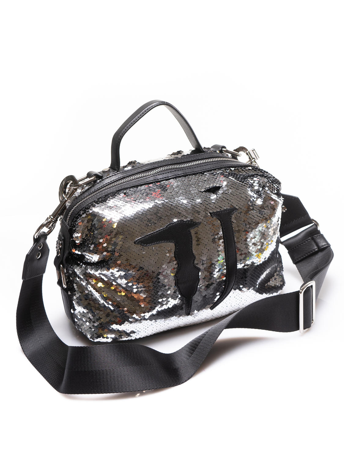Trussardi T-Wow Borsa A Mano, Con Tracolla Silver Royal - Acquista A Prezzi  Outlet!