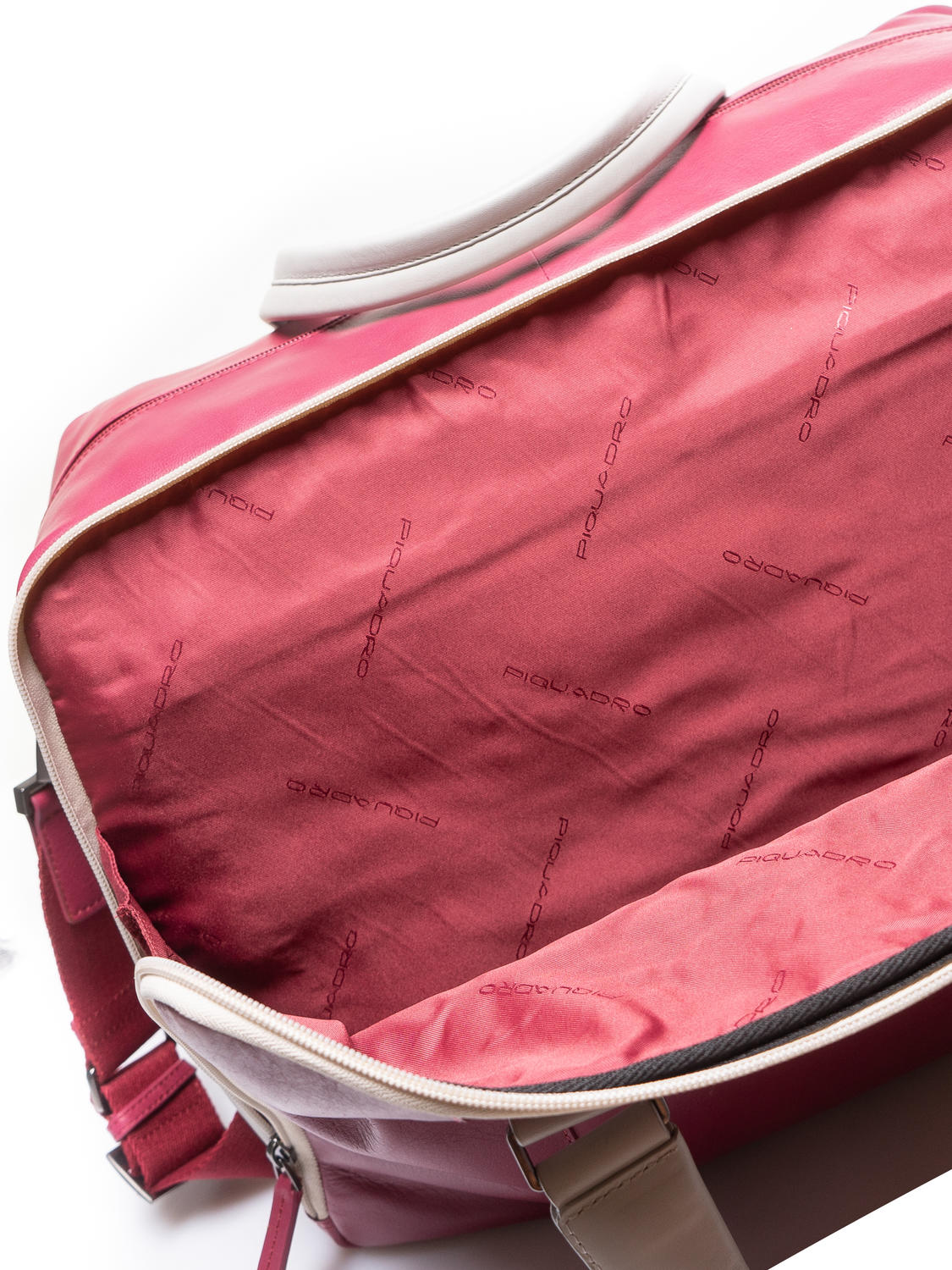 Piquadro Hakone Borsone Da Viaggio In Pelle Bordeaux/Gr - Acquista A Prezzi  Outlet!