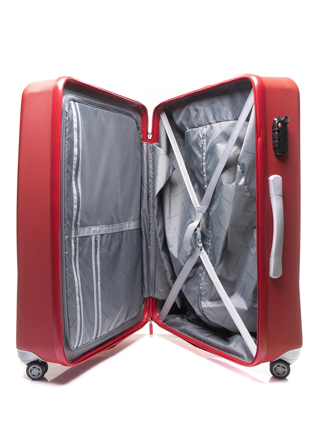 Piquadro Odissey Trolley Misura Grande Ross/Grio - Acquista A Prezzi Outlet!