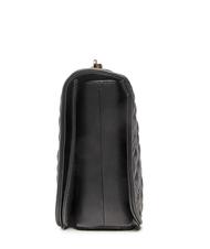 LOVE MOSCHINO NEW SHINY QUILTED Small bag convertible Nero - Borse Donna - 4
