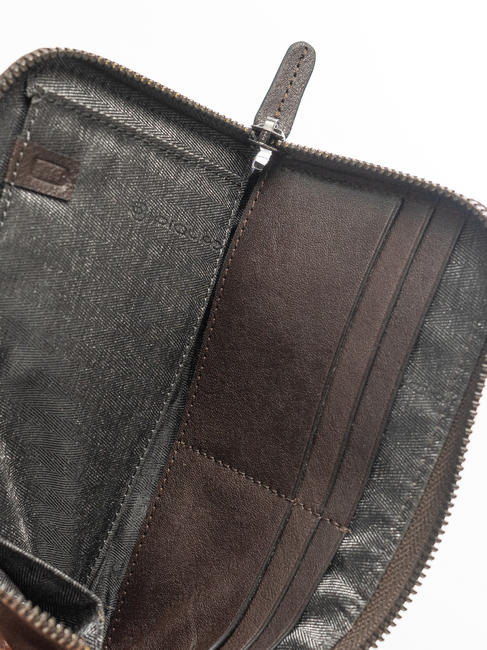 BLACK SQUARE Busta portatutto in pelle MORO - Porta tablet & Organizer