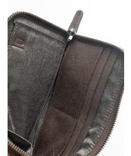 PIQUADRO BLACK SQUARE Busta portatutto in pelle MORO - Porta tablet & Organizer - 3