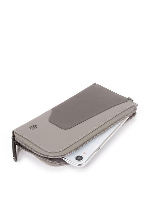 AKRON  Portafoglio / Pochette porta smartphone GRIGIO - Portafogli Donna