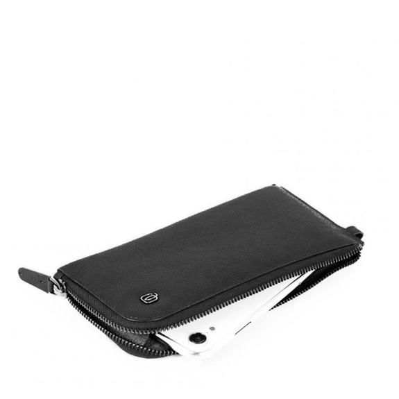 BLACK SQUARE Busta portatutto in pelle Nero - Porta tablet & Organizer
