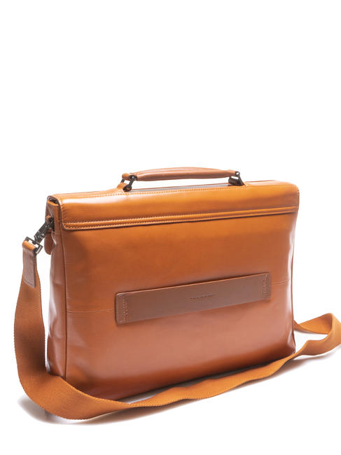 CAMPIONARIO - VANGUARD Cartella porta PC 14" CUOIO - Cartelle Lavoro