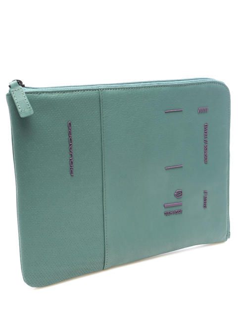 CAMPIONARIO - TOKYO Custodia porta iPad in pelle VERDE - Porta tablet & Organizer