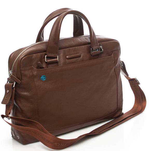 CAMPIONARIO - BLUE SQUARE OUT Cartella porta PC 14" CUOIO - Cartelle Lavoro