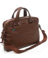 PIQUADRO CAMPIONARIO - BLUE SQUARE OUT Cartella porta PC 14" CUOIO - Cartelle Lavoro - 2